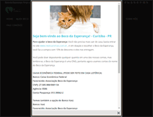 Tablet Screenshot of becodaesperanca.org